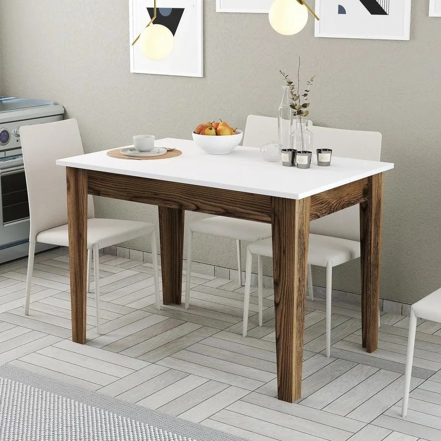 Étkező asztal Kiev 505 - Walnut, White