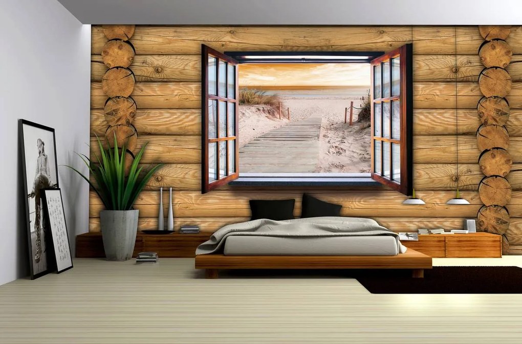 Fotótapéta - Kilátás a strandra (152,5x104 cm)