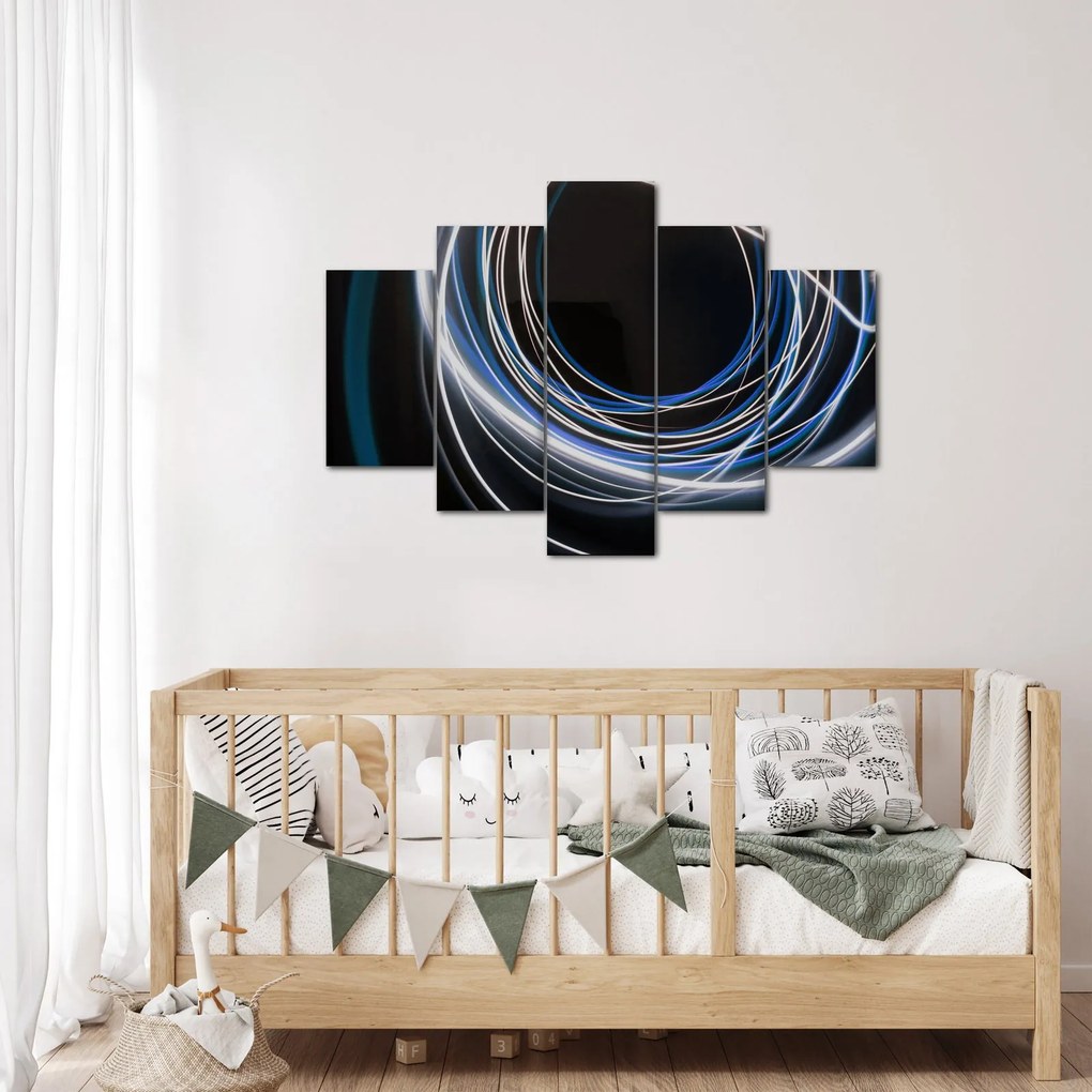 Kék vonalak képe (150x105 cm)