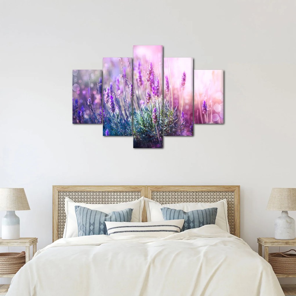 Kép - Levendula a csillogó napban (150x105 cm)