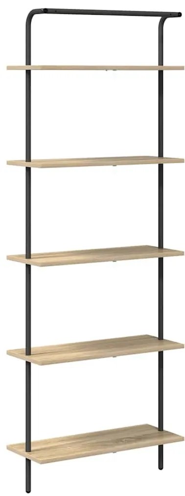 Könyvespolc sonoma tölgy 60 x 24 x 168 cm Faanyag