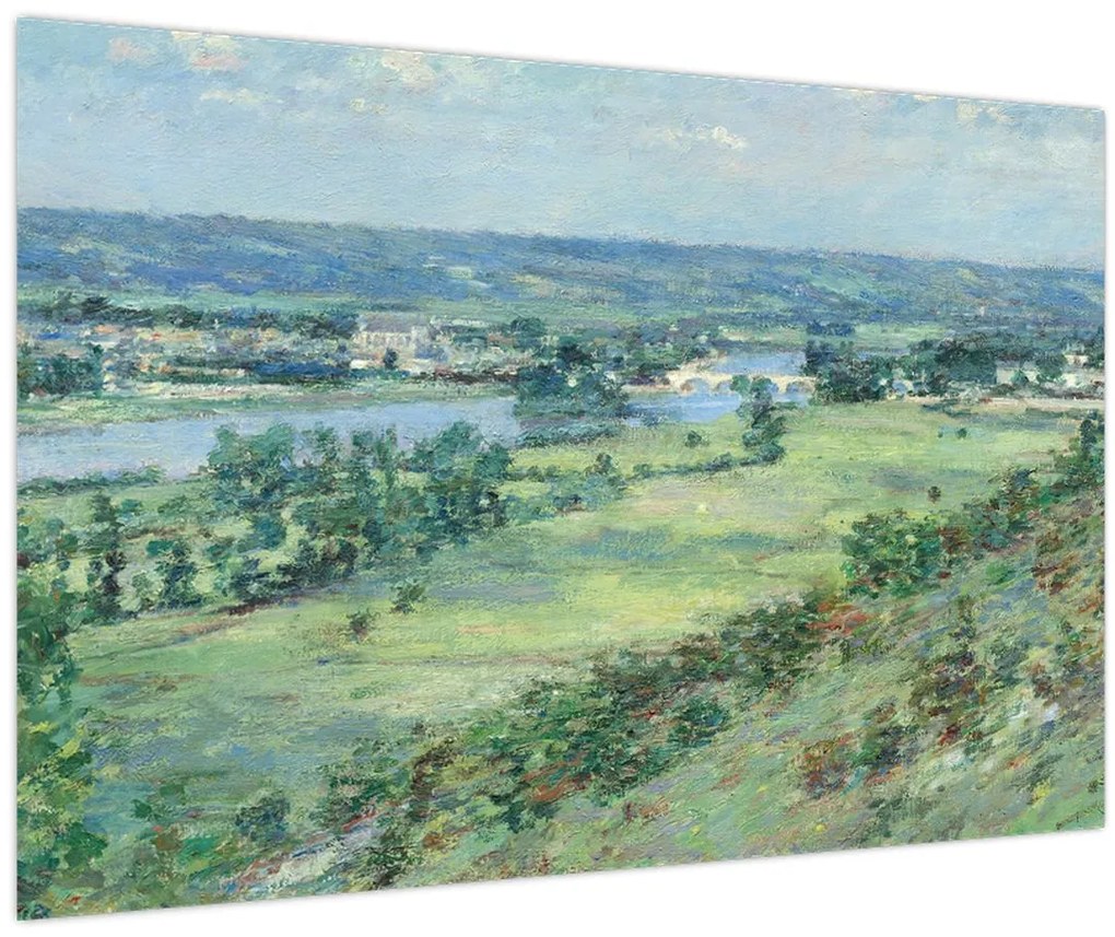 Kép - Theodore Robinson, The Valley of the Seine, From the Hills of Giverny, reprodukciók (90x60 cm)