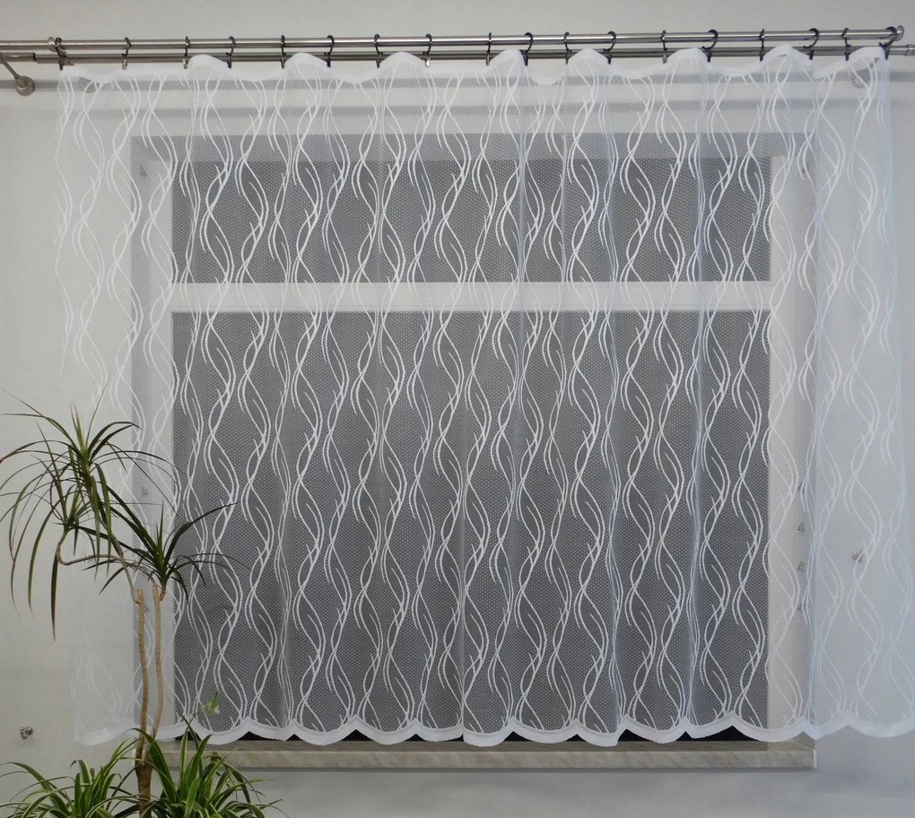 Mg Függöny 2025 Fehér 270x160 got szalaggal lengyel K