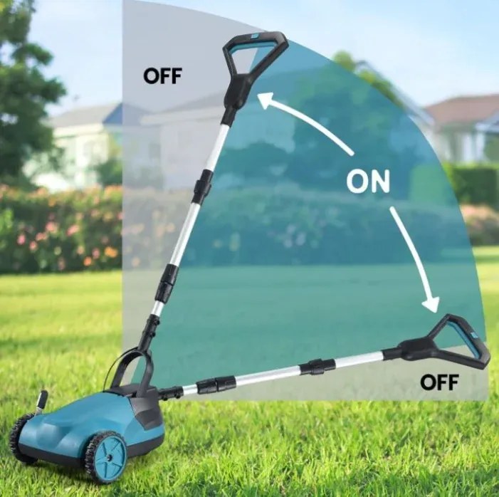 HAYAMI HA-1078 fűnyíró + 2x akkumulátor + tartozékok