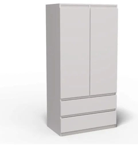Washington Gardróbszekrény Fehér 90 cm