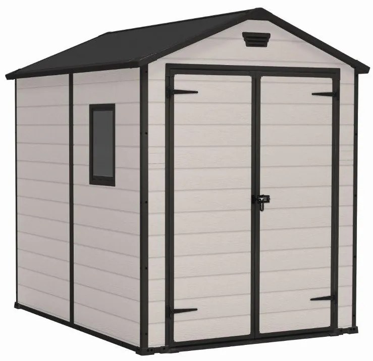 Keter MANOR 6 x 8 DD kerti tároló bézs, padlóval