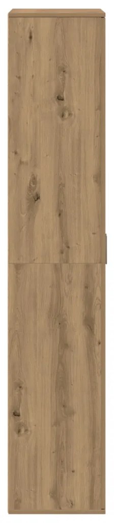 magas tároló tökéletes tölgy 80x35x180 cm Műanyag bútor