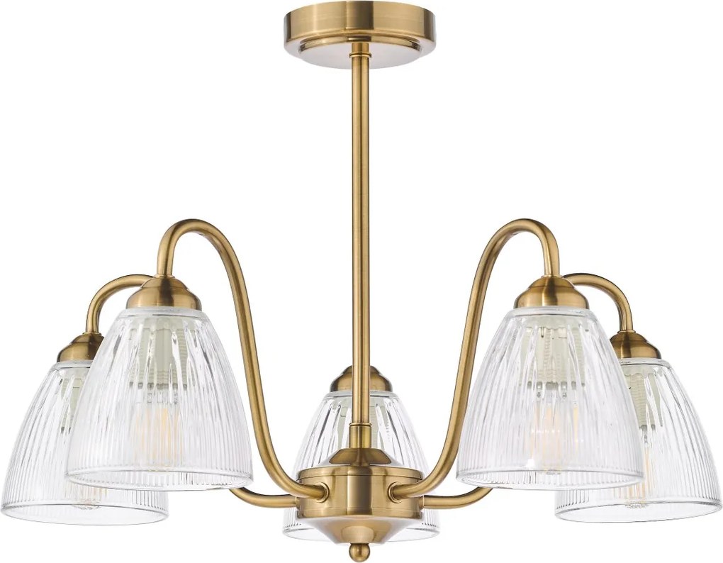 Dar Lighting modern csillár glynis csiszolt bronz dargly5463