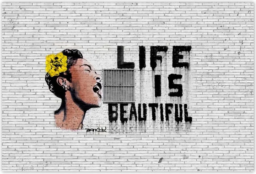 Poszterek 155x105 Banksy Life is beautiful