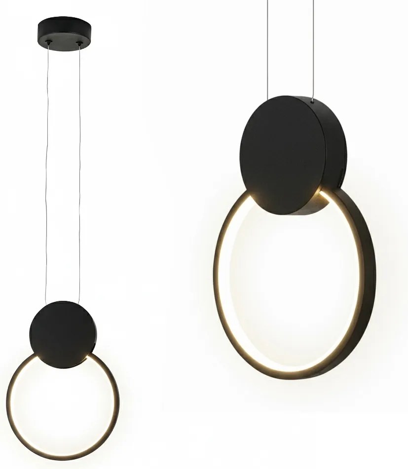 Horoz Mennyezeti Led függőlámpa Forever 11W 660lm 4000K Fekete 120cm