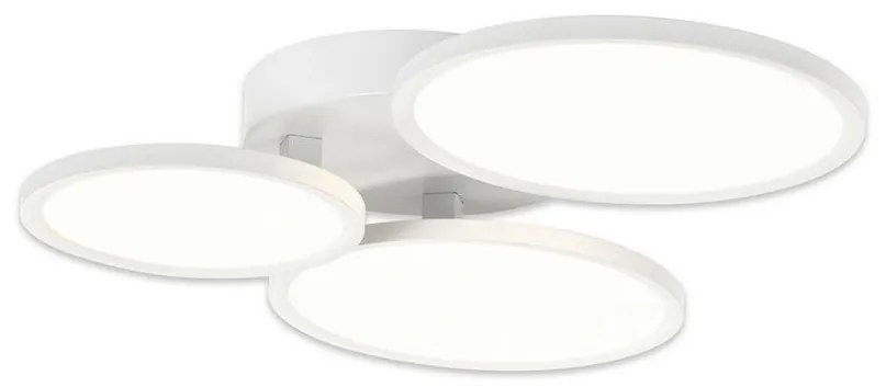 Top Light - LED Dimmelhető felületre szerelhető csillár LED/50W/230V fehér + távirányítás