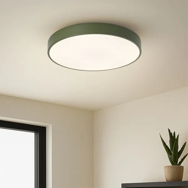 Brilagi - LED dimmelhető mennyezeti lámpatest POOL LED/48W/230V 3000-6000K 40 cm zöld+távirányító