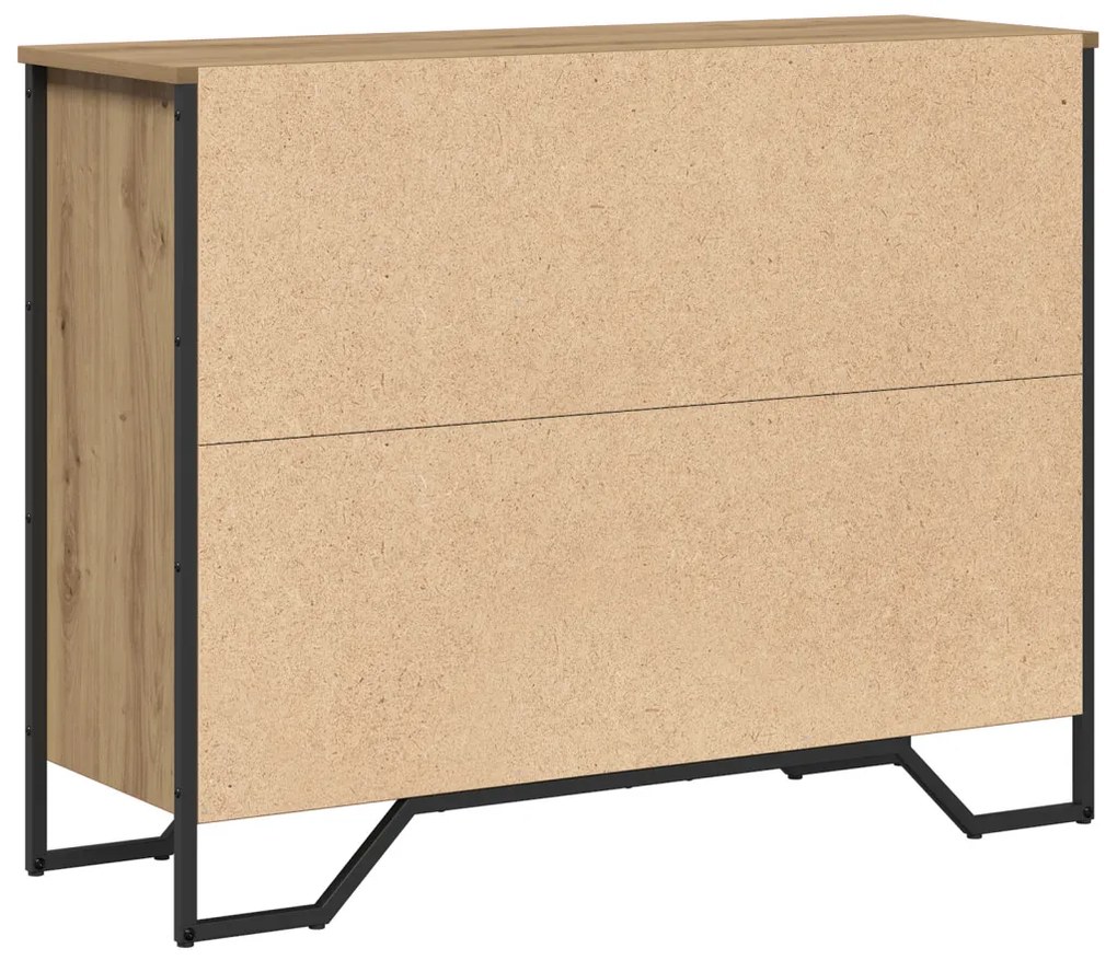 Sideboard Artisan Oak 97x32,5x74,5 cm Szerelt Fa