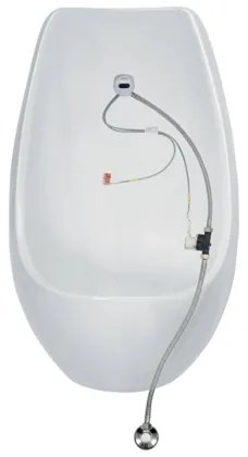 JIKA H8411010004871 - Domino 24V szenzoros piszoár, hátsó bekötés, hátsó lefolyó