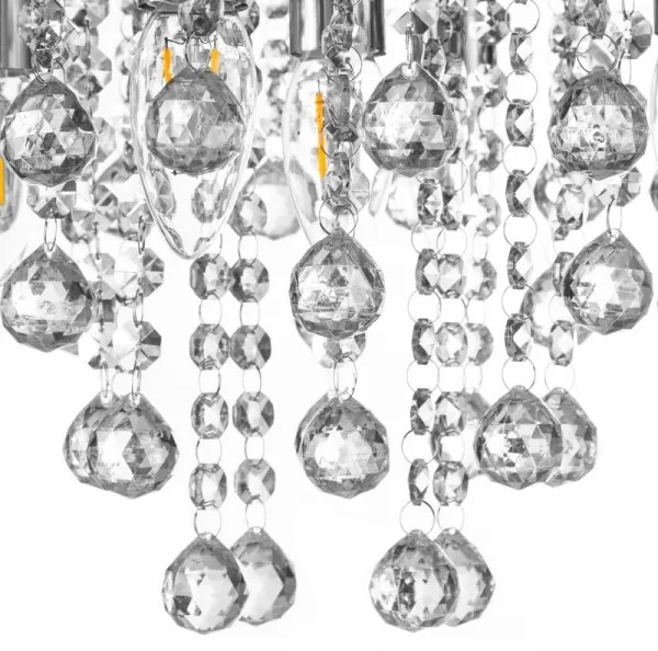 Globo 63040506 - Mennyezeti lámpa LONDON 5xE14/40W/230V átm. 46 cm fényezett króm