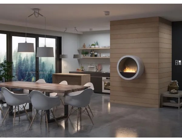 InFire - Fali BIO kandalló á. 70 cm fehér