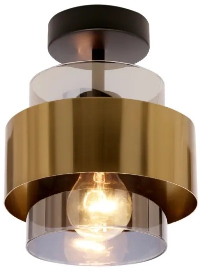 Felületre szerelhető csillár SPIEGA 1xE27/60W/230V arany/fekete