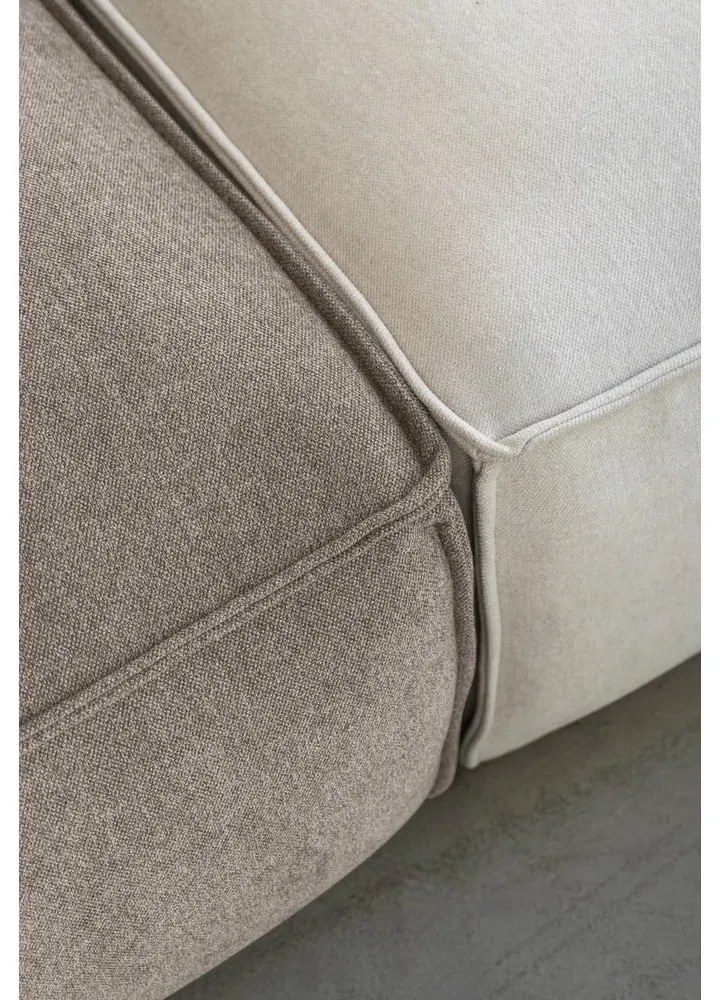 Bézs kanapé modul (jobb oldali) Flex Felix – Miuform