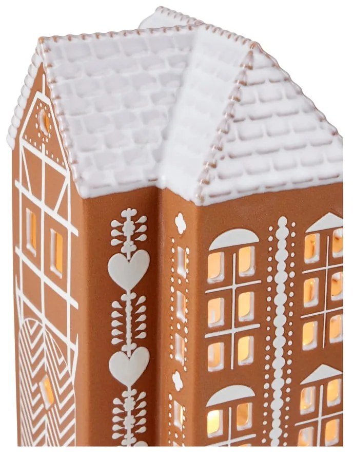 Kerámia gyertyatartó teamécseshez Gingerbread Lighthouse – Kähler Design