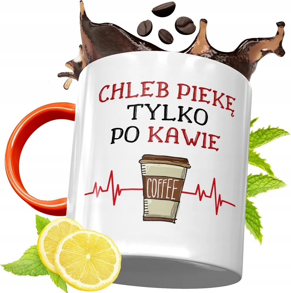 Narancssárga Bögre Péknek Ajándék fényképes nyomtatással