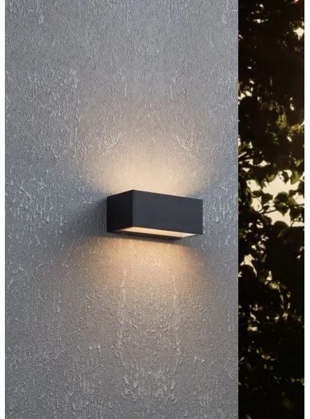 Eglo 900885 - LED Kültéri fali lámpa SPONGANO 2xLED/5W/230V IP65