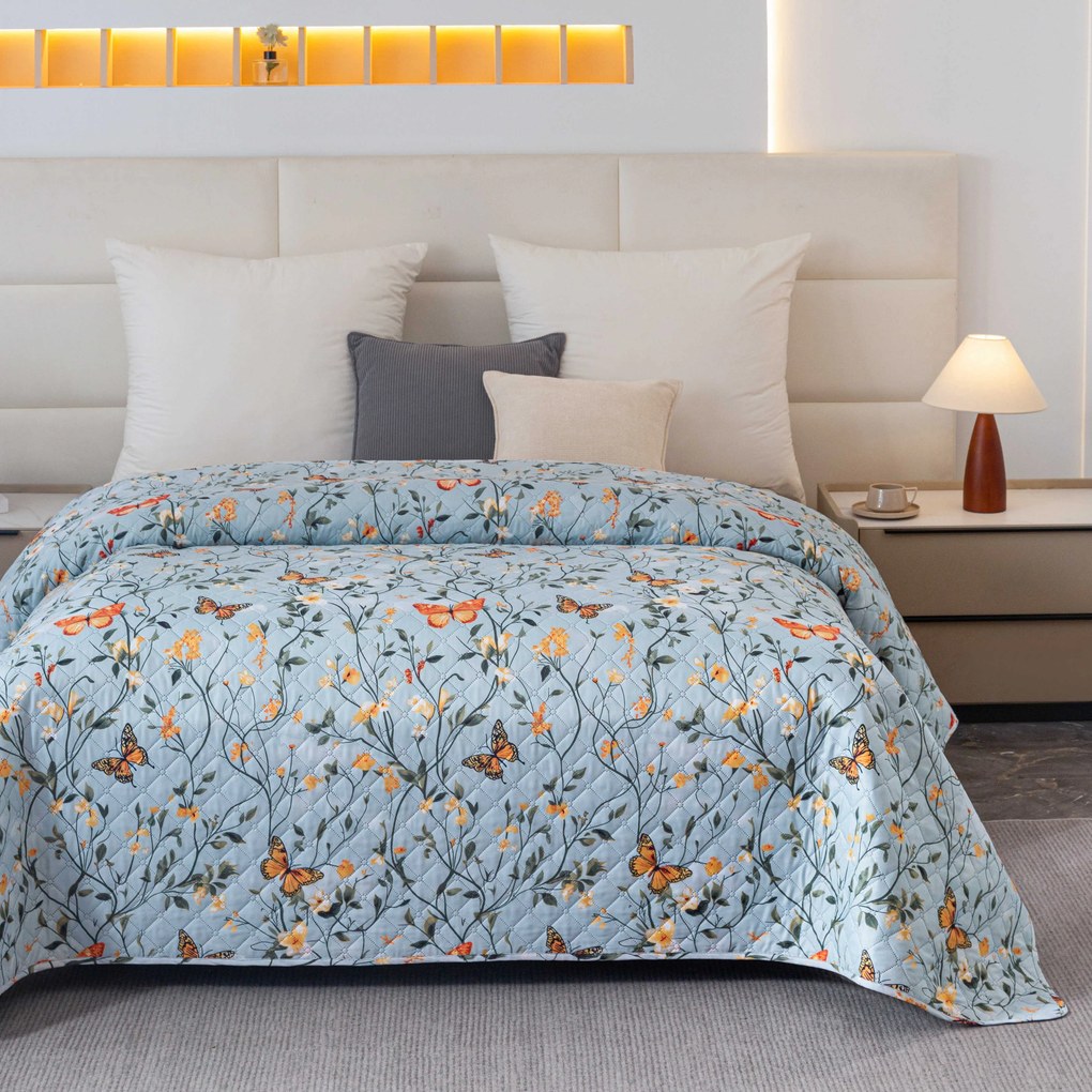 Ágytakaró MONARCH WINGS, világoskék Méret: 170 x 210 cm