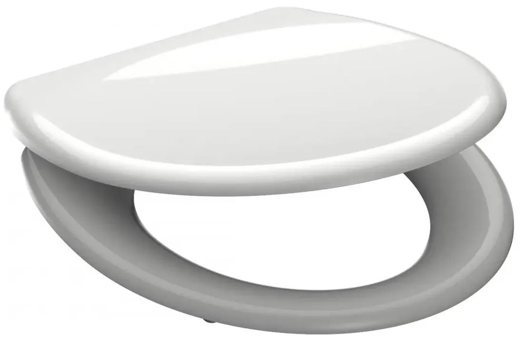 Schütte 82300-A - fehér, lassan záródó (SoftClose) duroplaszt WC-ülőke