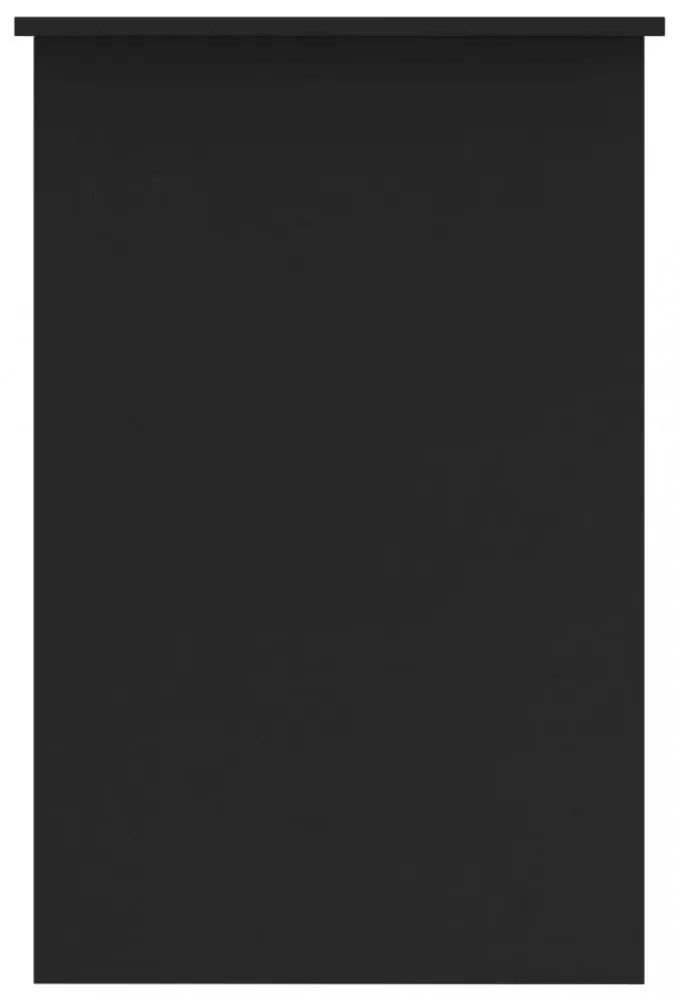fekete szerelt fa íróasztal 100 x 50 x 76 cm