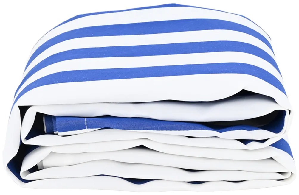 napellenző pótanyaga Kék-fehér 10x1.6 m