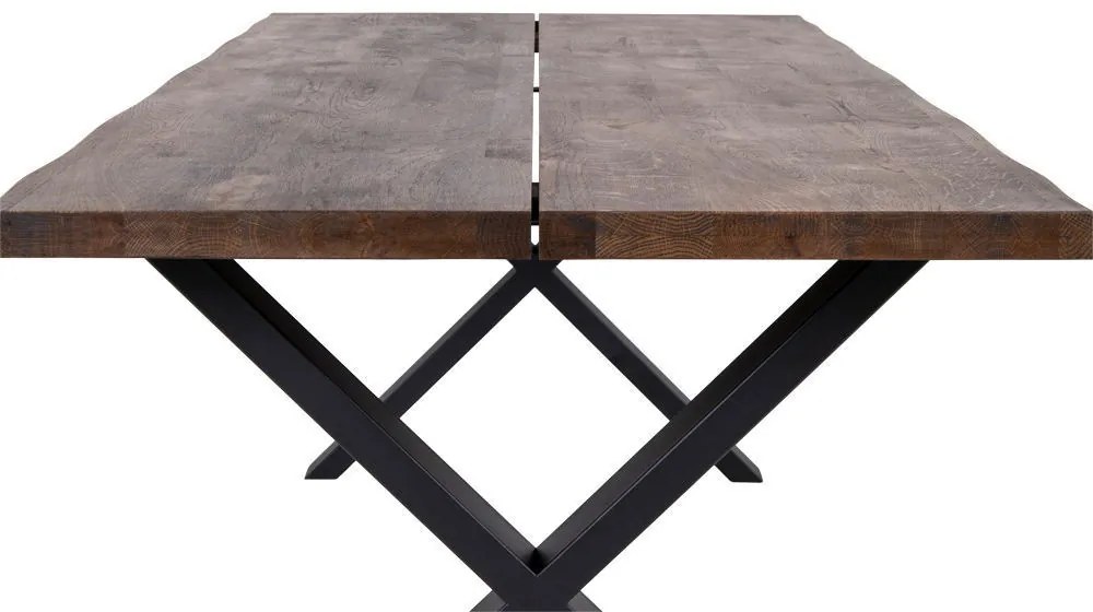 Toulon bővíthető étkezőasztal 200x95 cm füstös tölgy