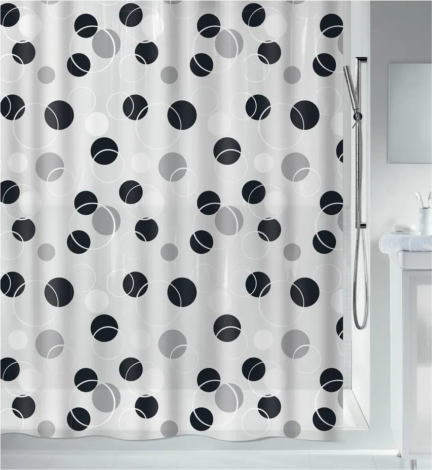 Zuhanyfüggöny 180x200 cm Bubble – Spirella