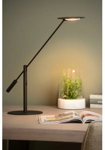 Lucide 19666/09/30 - LED Dimmelhető asztali lámpa ANSELMO LED/9W/230V fekete
