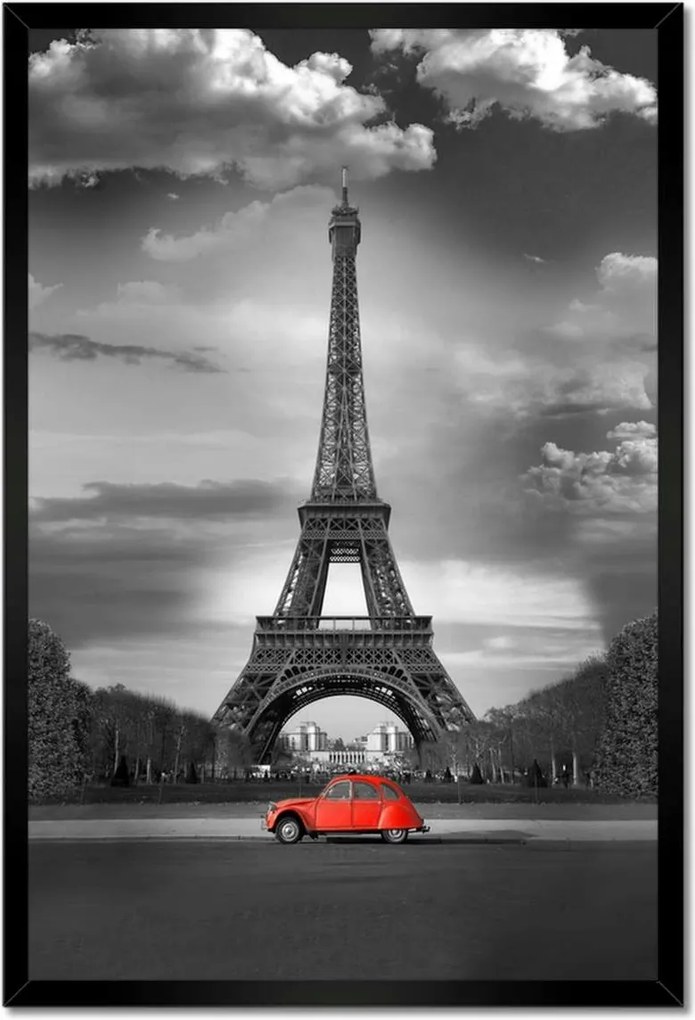 Poszterek keretben 40x60 Eiffel-torony Franciaország