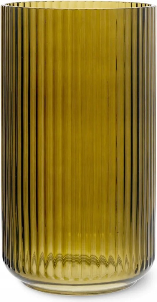 Lyngby Lyngby Üveg váza 31 cm Olívazöld