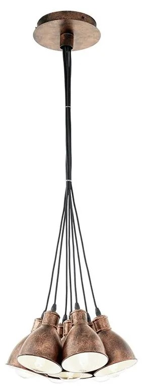Eglo Eglo 49494 -Csillár PRIDDY 1 7xE27/60W/230V EG49494
