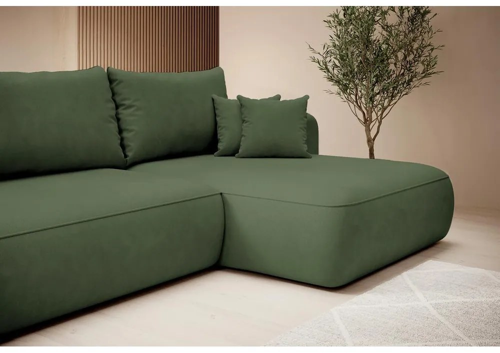Sarokkanapé Fergie (J) (oliva + fekete). 1099470