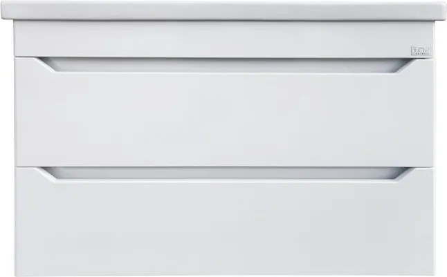 TMP SHARP 100 fali fürdőszobabútor - Sanovit Soft 13100 porcelán mosdóval - 101 x 45,5cm
