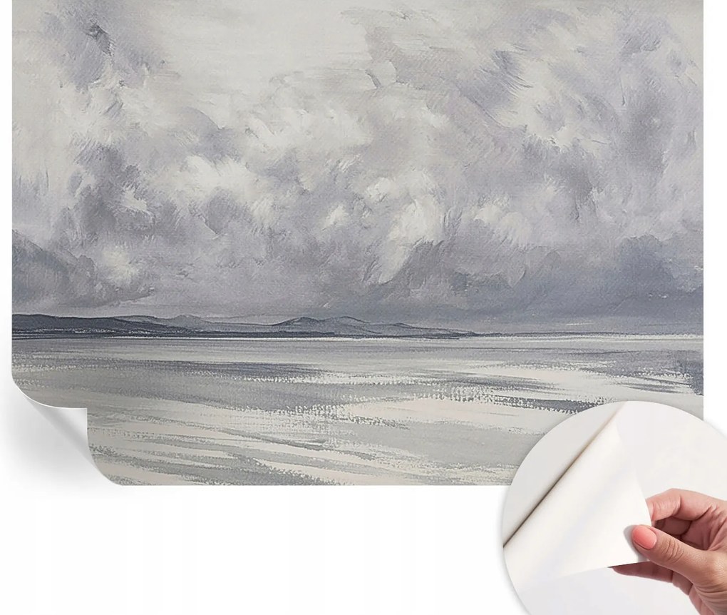 Öntapadós tapéta Fali furnér 3D Vihar a láthatáron 208x146 cm