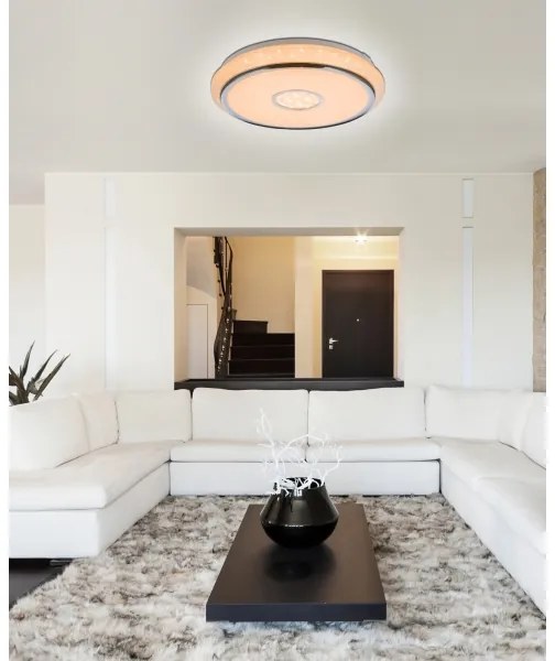 GLOBO 48389-40 - LED Mennyezeti lámpa távirányítóval DANI 1xLED/40W/230V