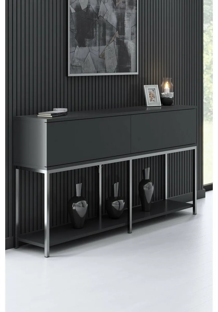 Lord szekrény antracit és ezüst