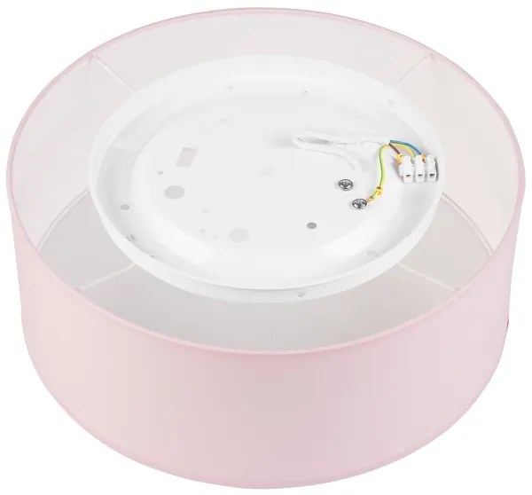 Mennyezeti lámpa SIRJA PASTEL 1xE27/60W/230V átm. 35 cm rózsaszín