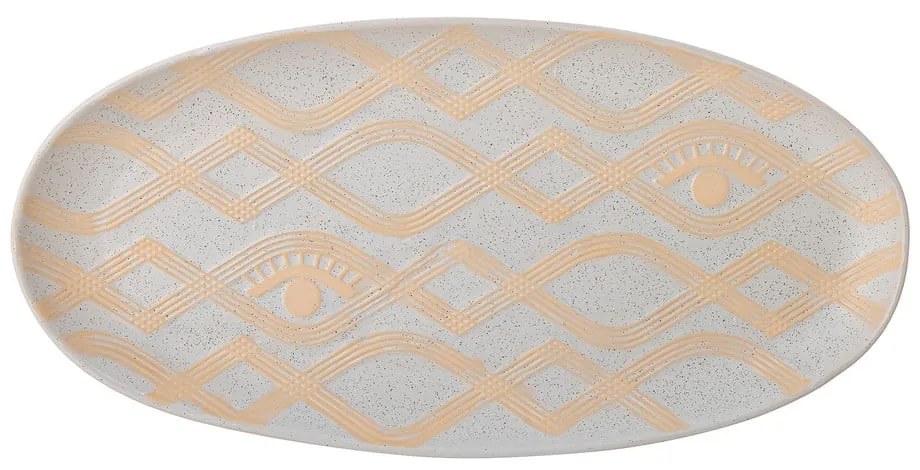Agyagkerámia dekoratív tál 17.5x35 cm Newa – Bloomingville