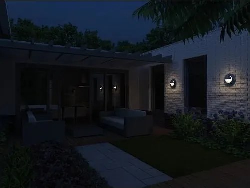 Philips - Kültéri fali lámpa JUNE 1xE27/12W/230V IP44