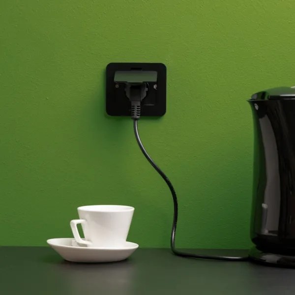 Solight 5B322B - Kültéri beépített padló aljzat IP55 fekete négyszögletes