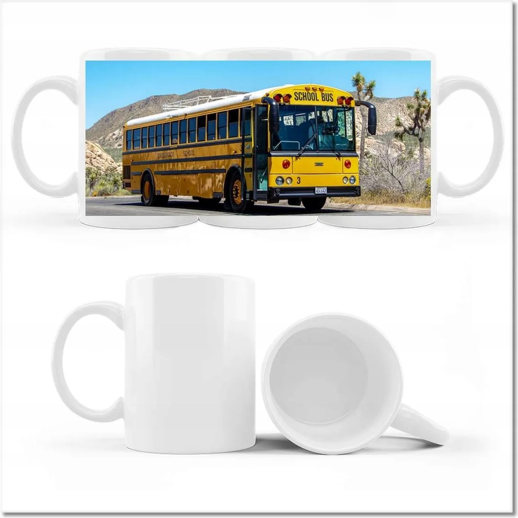 Fotó bögre Sárga iskolabusz