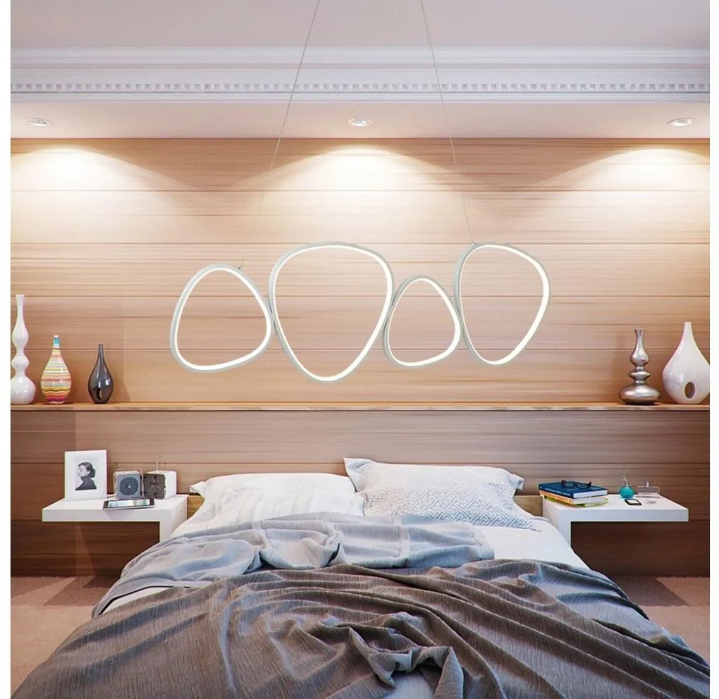 ONLI - LED Csillár zsinóron ROMEO LED/48W/230V 4000K fehér