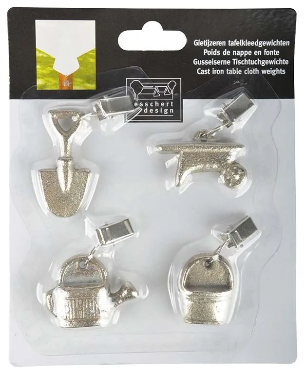 Öntöttvas csipeszes terítőnehezék, szerszámos