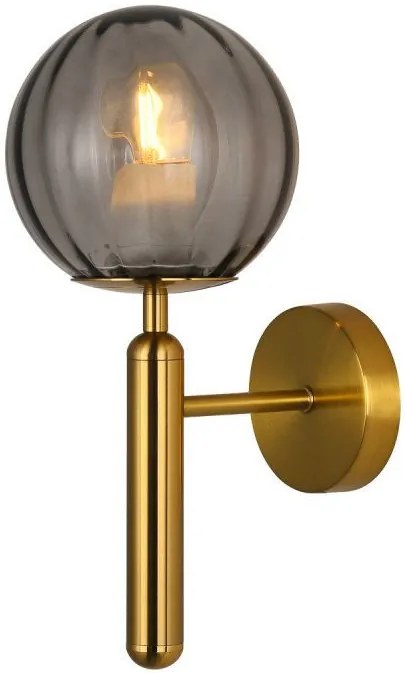 Italux RAVENA WL-2324-1 BRO+SG Fali lámpa 1x5W/LED IP20