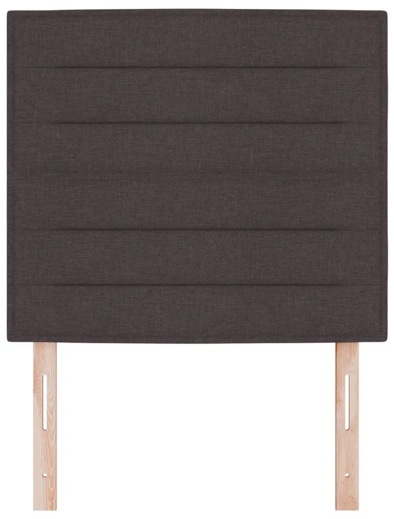 LED Főtámla Vonal Design Sötétbarna 90 cm Szövet