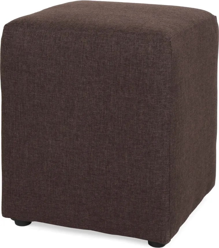 Cube puff - S04 szövet - barna R